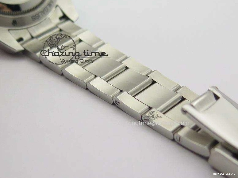 0414 Fashionable Milgauss 116400 GV JF 1:1 Green Sapphire Blue Dial On SS Bracelet A2824 V 3950